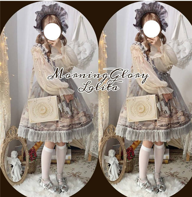 Morning Glory ~Star-moon Magic Book Lolita Bag -Ready Made