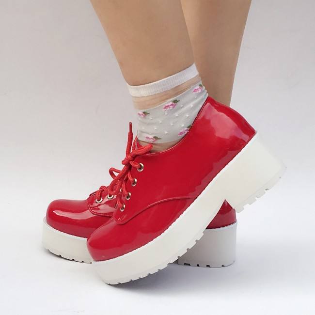 White High Platform Lolita Shoes