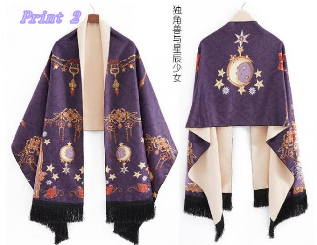 Vintage Classic Thickening  Shawl/Scarf 16 patterns-out