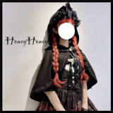 Honey Honey Lolita ~ Chinese Pear-leaved Crabapple Little Red Riding Hood Lolita Normal Waist JSK -Pre-order Closed