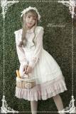 Rosemarie~ Solid Color Lolita Long Sleeves OP Dress