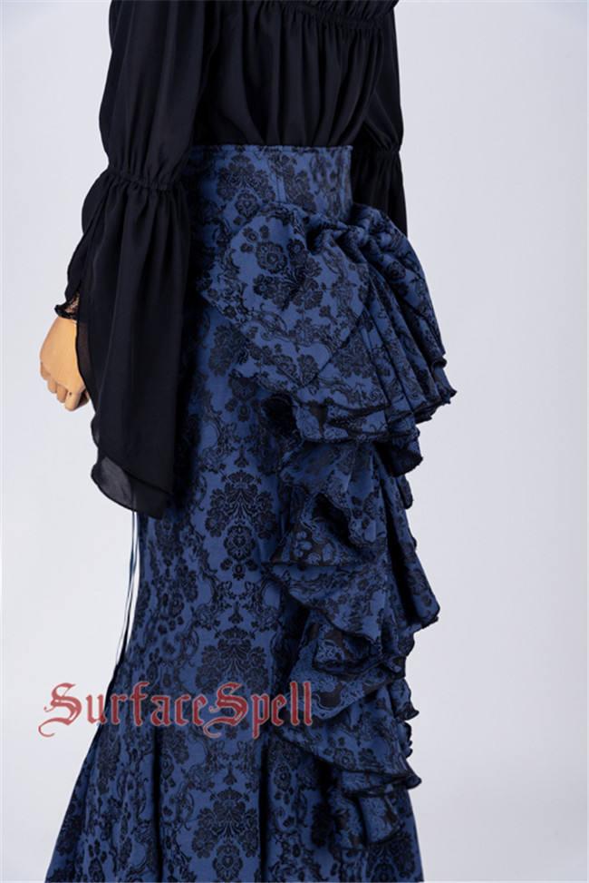 Surface Spell ~Nyx Gothic Lolita Fishtail Skirt Mermaid Style