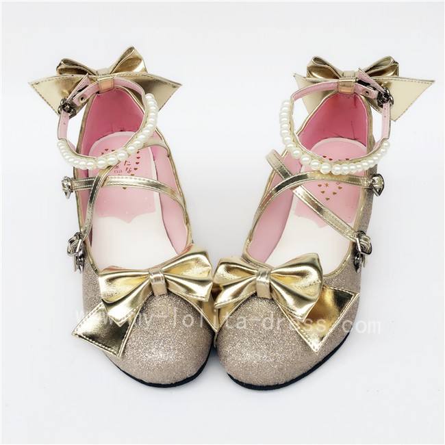 Antaina Tea Party Glitter Lolita Shoes