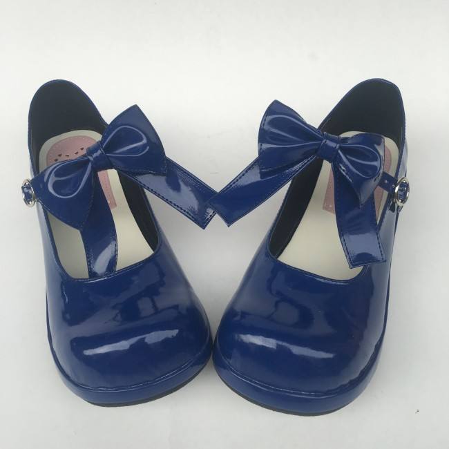 Red Bows Lolita Flats Shoes