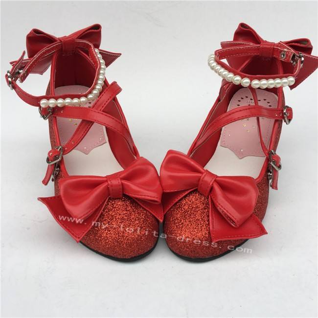 Antaina Tea Party Glitter Lolita Shoes