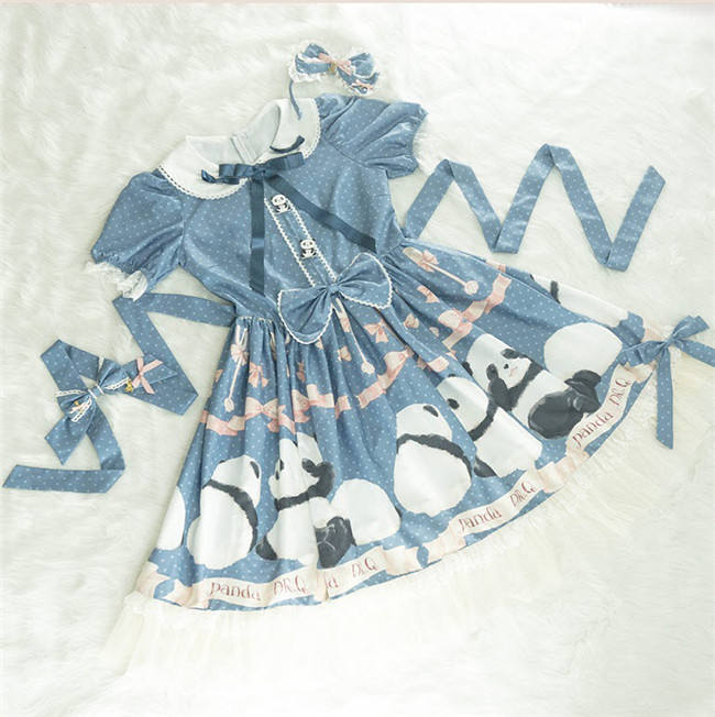 Panda Theme Sweet Lolita OP/JSK-Pre-order Closed
