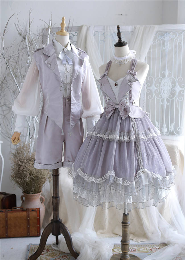 Passion Theme Dark Night and Silver Light Ouji Set/Dress -Ready Made