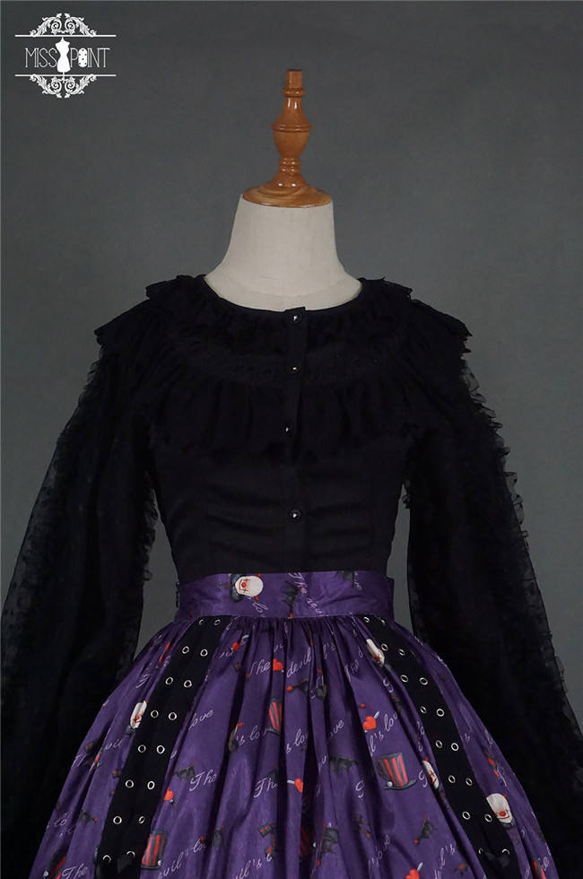 Miss Point ~Clown Daunting Night Lolita Blouse
