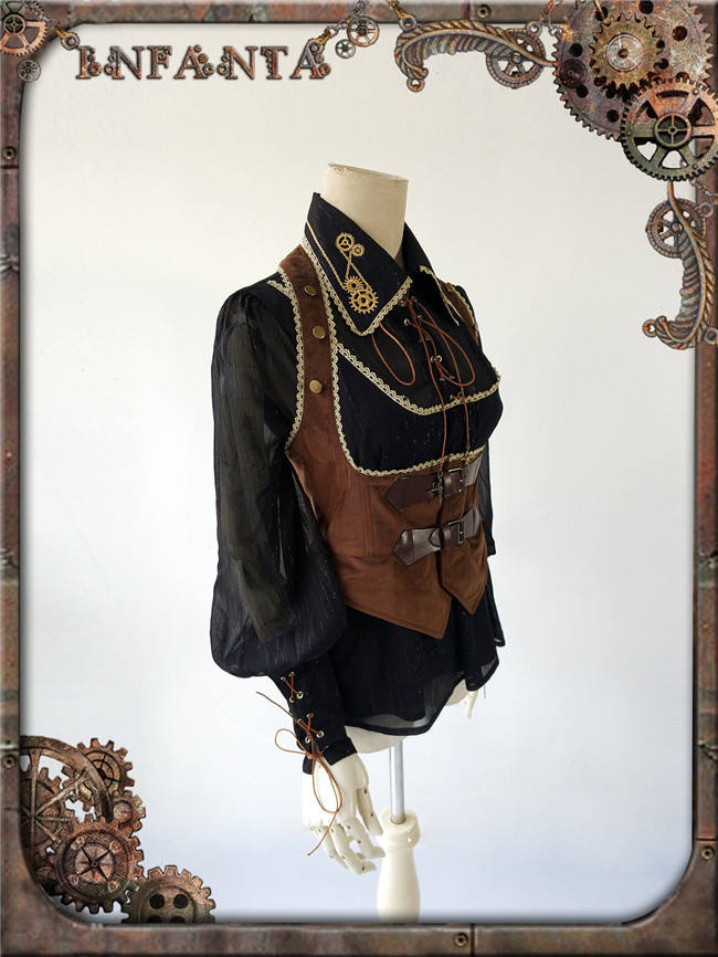 Machinery Puppet~ Punk Style Lolita Blouse
