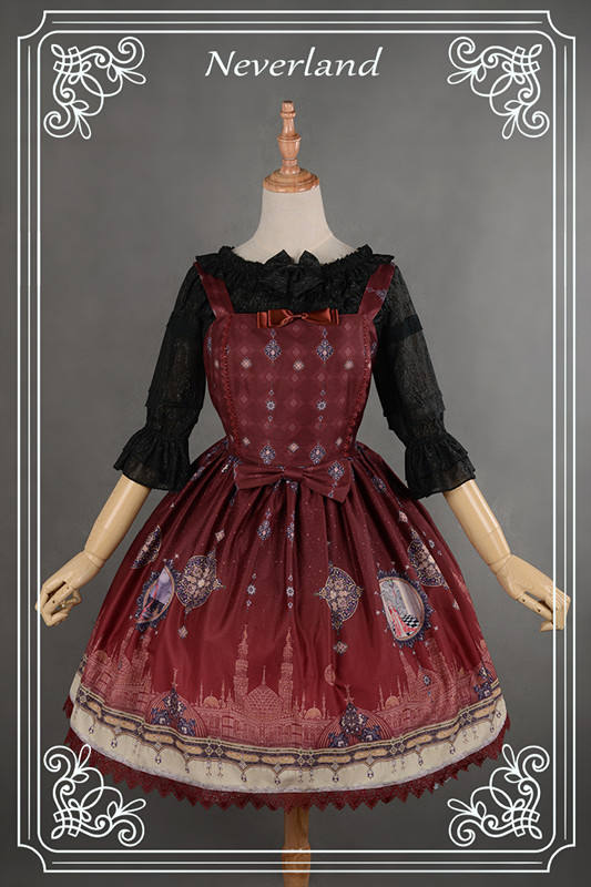 Neverland Lolita Chiffon Lolita Inner Short Blouse - For Summer