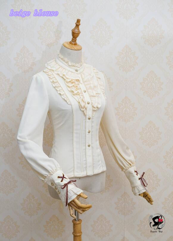 Little Red Riding Hood~ Classic Lolita Fish-bone Skirt + Blouse+Cape-Pre-order Closed
