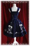 Infanta King and Nightingale Embroidery Velvet JSK Dress 4 Colors -OUT