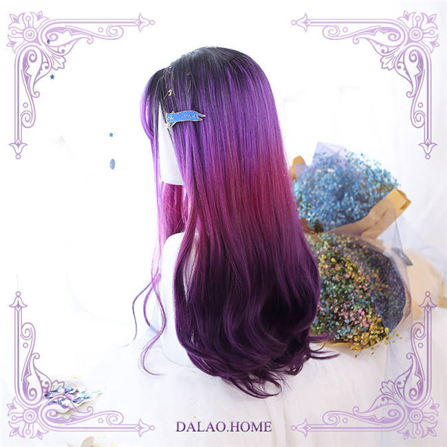 Boundless ~Purple Lolita Long Curls Wig