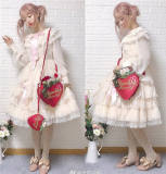 A Strawberry~Sweet Bows Lolita cross bag -Ready Made