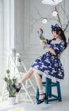 Cats On the Cloud~ Sweet Lolita OP Dress -Pre-order Closed