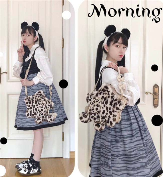Repair of Love/Star~ Sweet Lolita Fur Hand Bag/Cross-body Bag