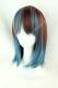 45cm Brown Blue Face Framing Lolita Wig