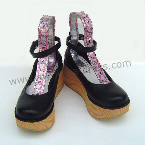 Black Classic Platform Lolita Shoes