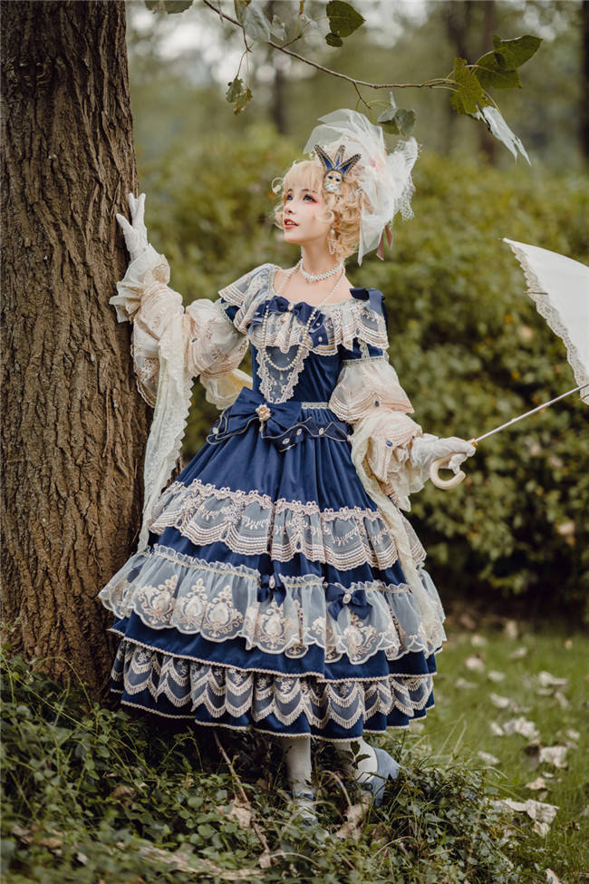 Miss Point ~Masked Ball Luxury Details Lolita OP Fullset