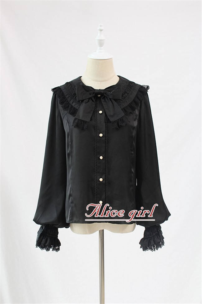 Mola Fan Collar Lace Lolita Blouse -Ready Made