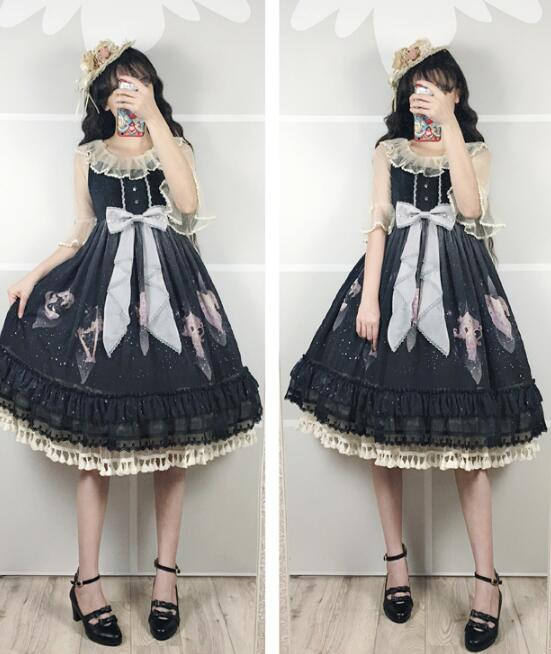 Grove Deer ~Stardust~ Lolita JSK + Capelet Set -Pre-order Closed