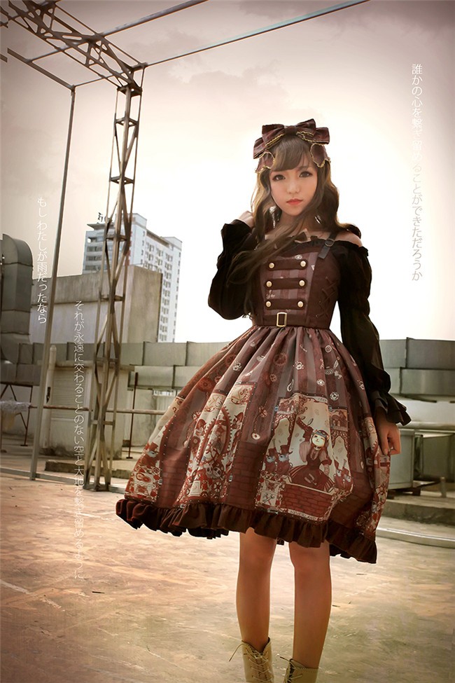 Steampunk Leather Corset Dress - AppleMango Hive