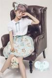 ThinkFly ~Cats in Marie A~ Lolita Printed Skirt - Pre-order Closed