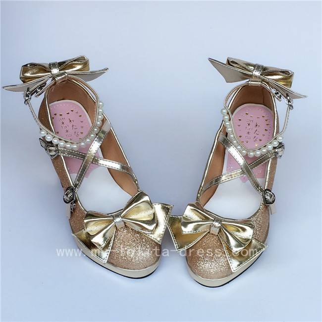 Antaina Tea Party Glitter Lolita Shoes