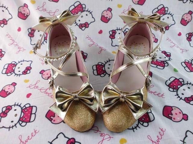 Antaina Tea Party Glitter Lolita Shoes