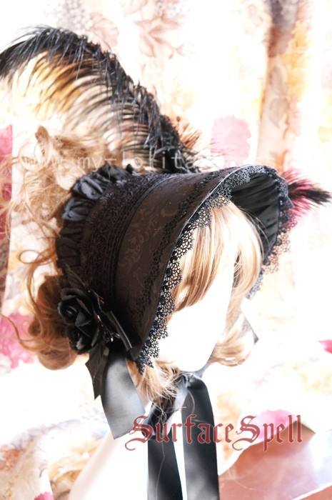 Surface Spell Gothic Solid Obscure Half Bonnet