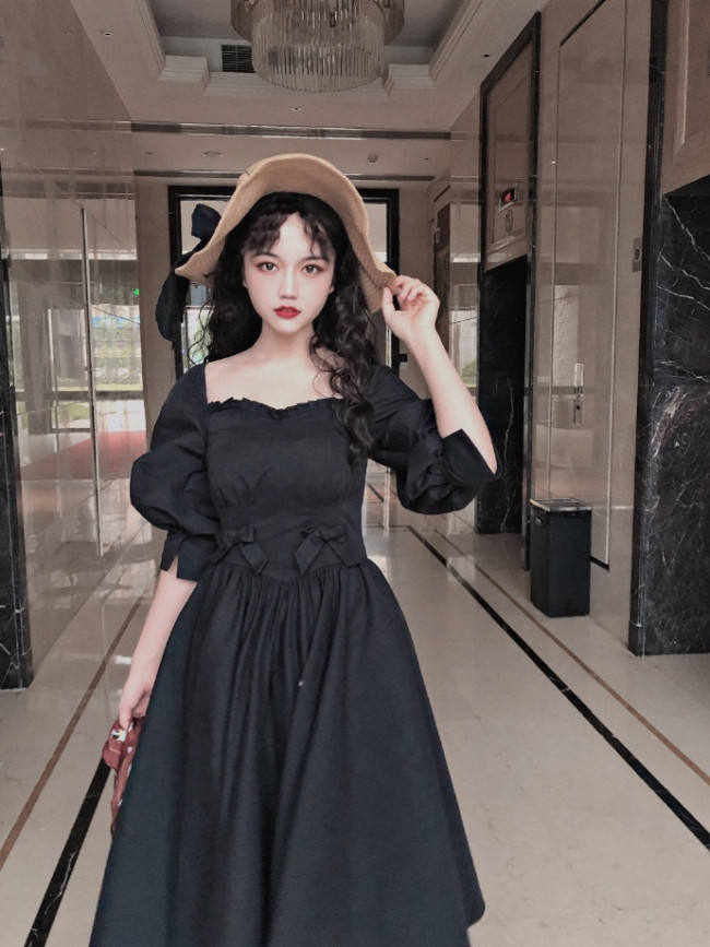 Gem Manor ~Elegant Vintage Lolita OP -Apricot L Size In Stock