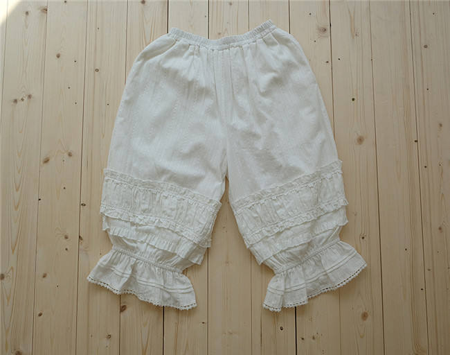 Little Dipper Sweet Pure Cotton Jaquard Lolita Bloomer Long Version -Ready made