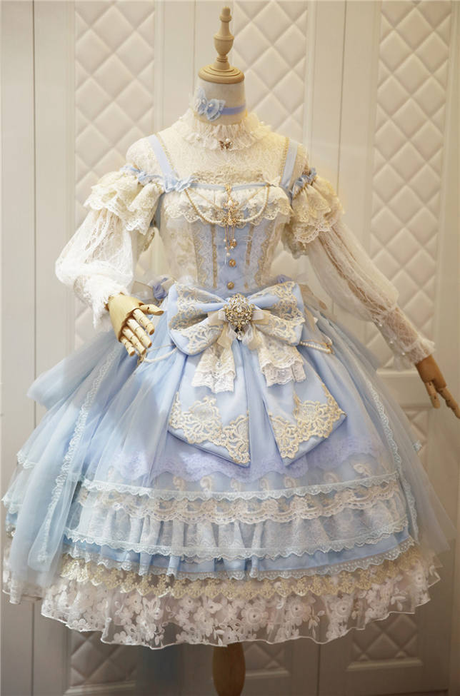 Flower Feast In Spring~ Elegant Lolita JSK Bridal Design -out