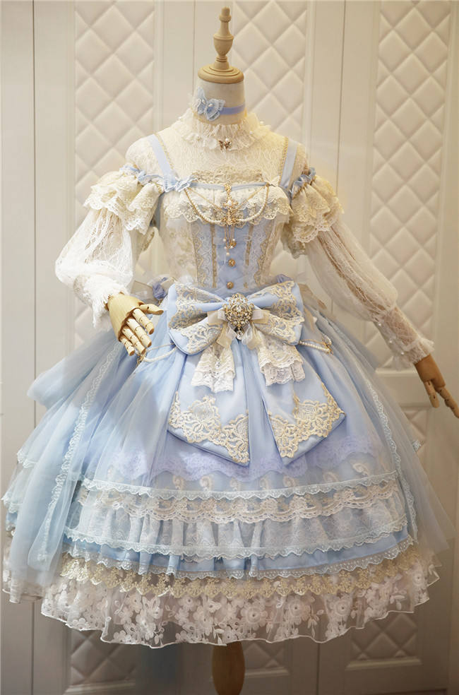 Flower Feast In Spring~ Elegant Lolita JSK Bridal Design -out