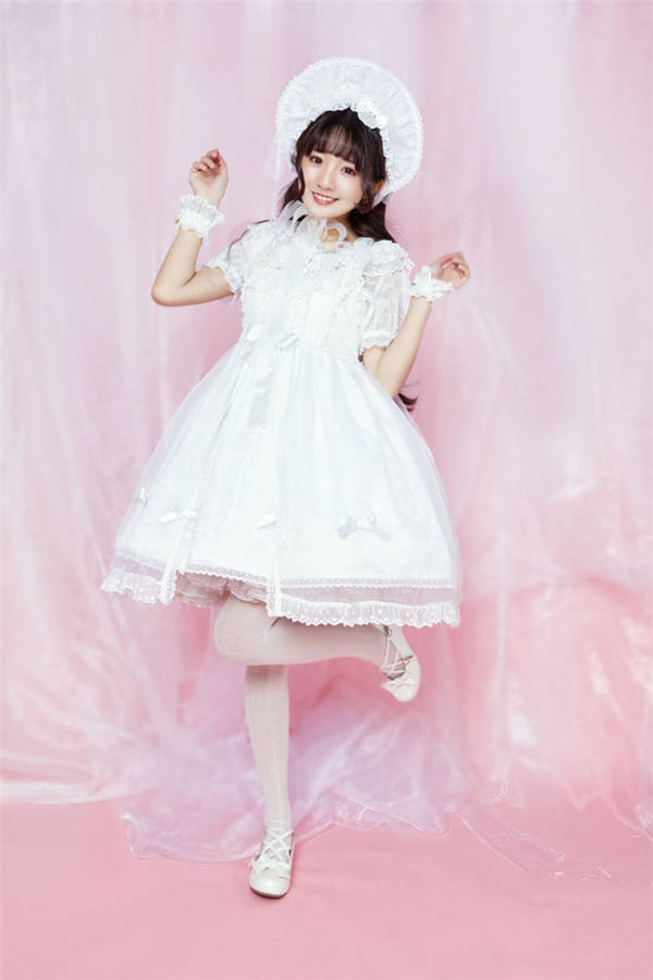 The Crescent Moon And The Sea~ Sweet Babydoll Style Lolita JSK Dress -OUT