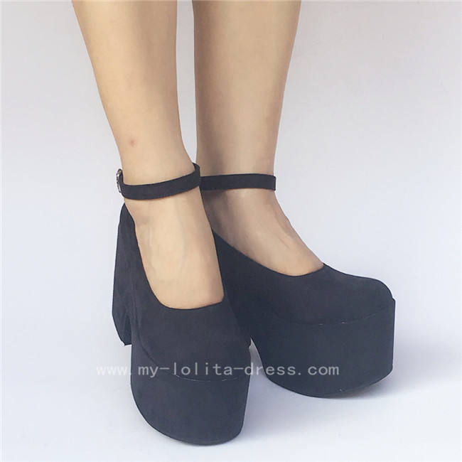 Lady's Sweet Cream White Lolita High Platform