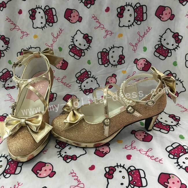 Antaina Tea Party Glitter Lolita Shoes