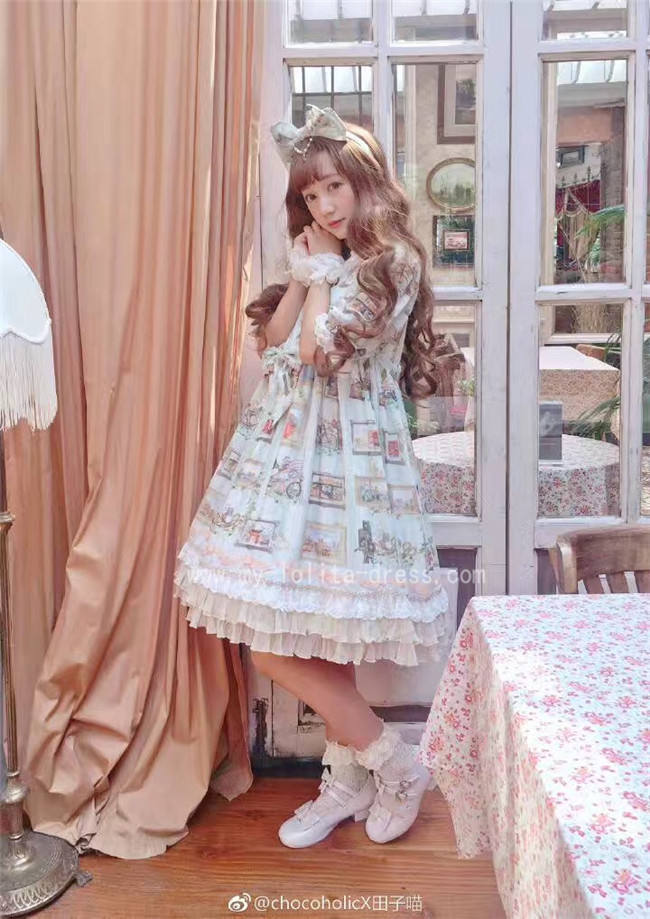 Sweet 3 Bows Lolita Heels Shoes