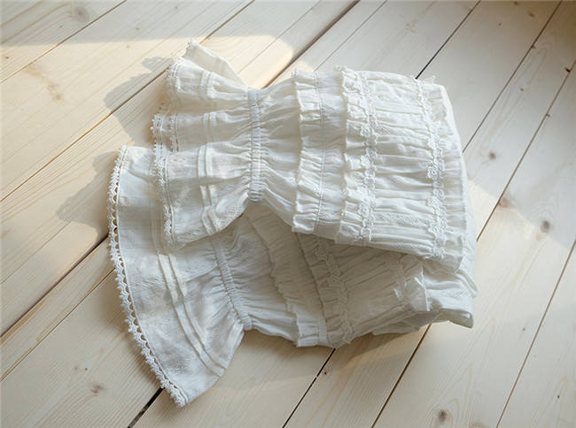 Little Dipper Sweet Pure Cotton Jaquard Lolita Bloomer Long Version -Ready made