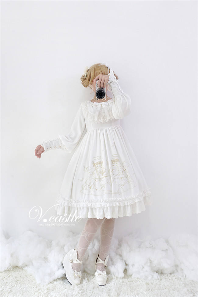 Little Angel~ Classic Lolita OP Dress -out