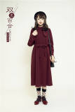 Twin Lily ~Unicolor Lolita Shirt OP -Pre-order