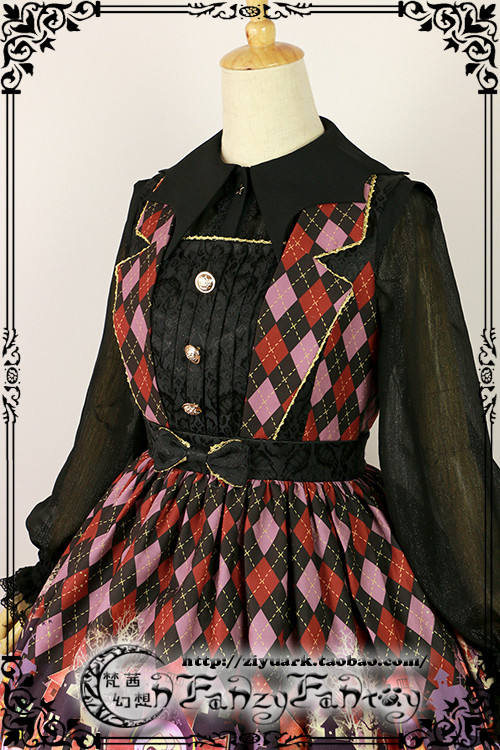 Fanzy Fantasy ~Cat Halloween Lolita Blouse -Ready Made