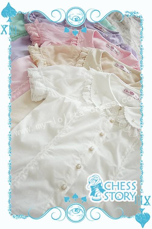 Chess Story Alice's Mad Tea Party Sweet Lolita Salopette