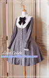 Winter of Caroline~Check Wool Lolita Wind Coat -Ready Made-out