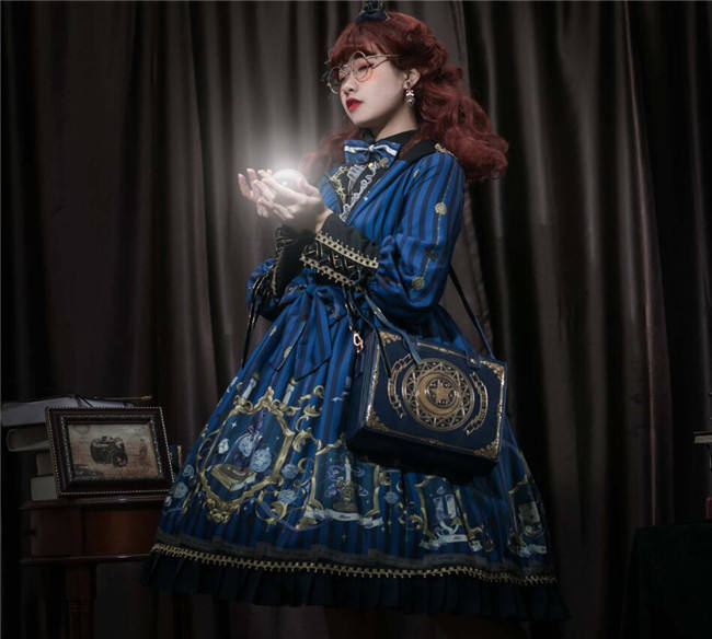 Morning Glory ~Star-moon Magic Book Lolita Bag -Ready Made