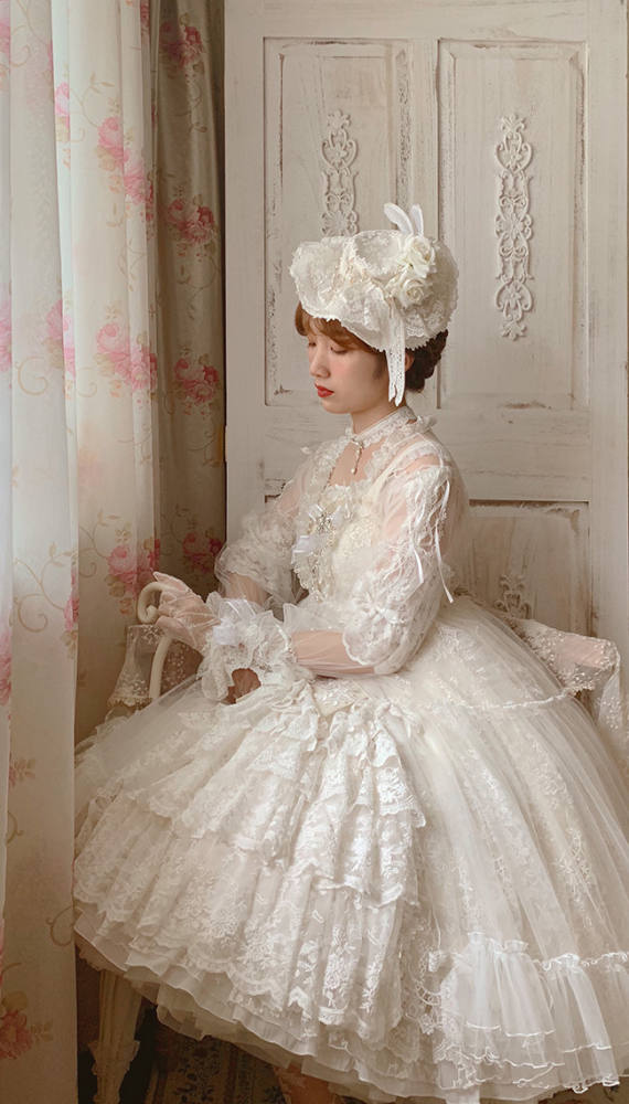 Secret Garden In Midsummer ~Elegant Lolita Bridal Dress -Ready MADE