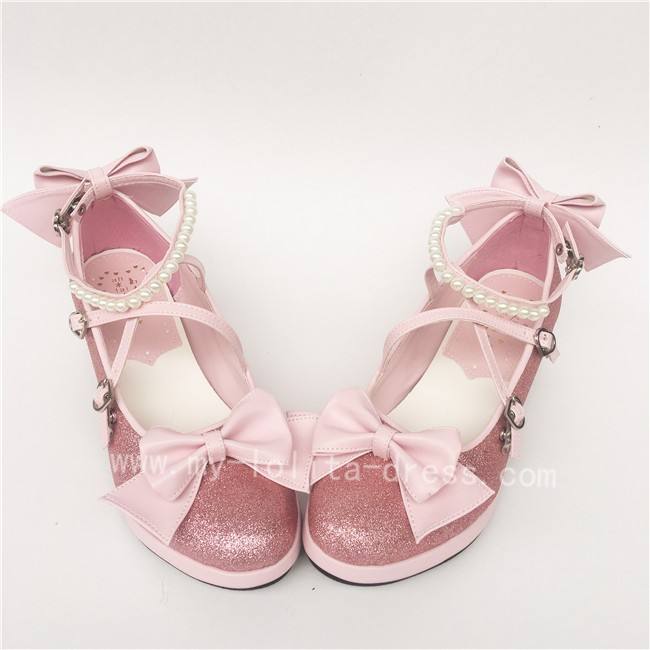 Antaina Tea Party Glitter Lolita Shoes