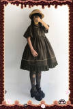 Sweet Sailor Style Lolita High Waist OP Dress -OUT