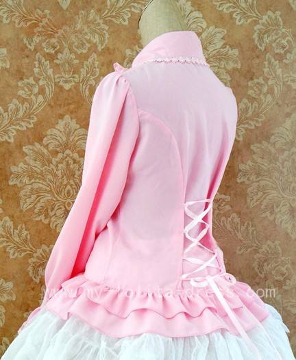 Rococo Style Lace Lolita Shirt Silk and Linen 5 Colors