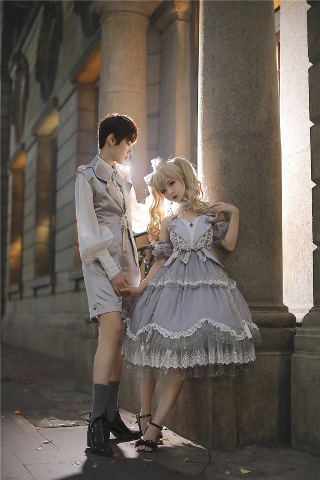 Passion Theme Dark Night and Silver Light Ouji Set/Dress -Ready Made
